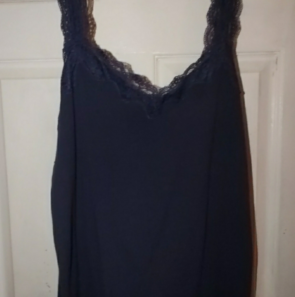 Maurices Navy Blue Lace Camisole Size 2X